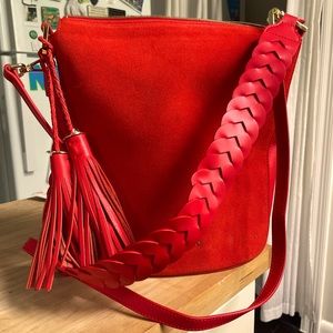 Ted Baker London Leather Bucket Bag